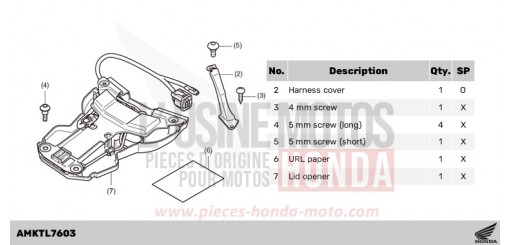 KIT,TOP BOX OPENER (SMART) ADV750R de 2024